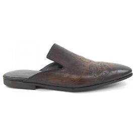 Sandales en cuir Berluti Marron