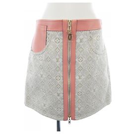 Rock Louis Vuitton SINCE1854 Pink Weiß Beige