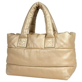 Borsa tote Coco Cocoon di Chanel D'oro