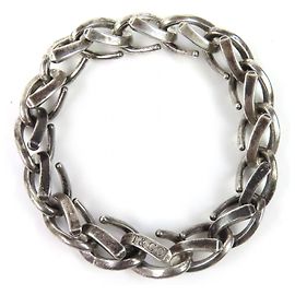 Tiffany & Co Tiffany Forge Large Link Charm Bracelet Silvery