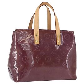 LOUIS VUITTON Monogram Vernis Reade PM Sac à main Violet Viole M93578 Auth 169233V Violet
