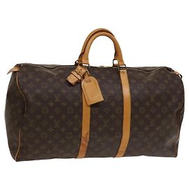 LOUIS VUITTON Bolsa Boston Monogram Keepall 55 M41424 LV Auth 134390A Monograma