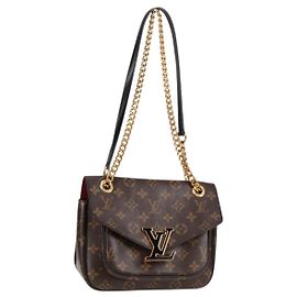 LOUIS VUITTON Bolsa de Ombro Monogram Passy M45592 LV Auth 133625SAM Monograma