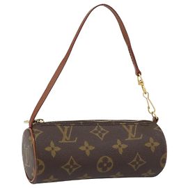 LOUIS VUITTON Monogram Papillon Pouch LV Auth 159488A Monogram