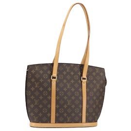 LOUIS VUITTON Bolsa Tote Babylone Monogram M51102 LV Auth 164620A Monograma