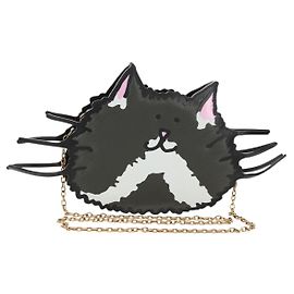 LOUIS VUITTON Pochette de ombro Cat Face em Epi cinza LV Auth 143170SAM Marrom