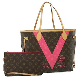 LOUIS VUITTON Borsa Tote Monogram Neverfull MM Grenard M41602 LV Auth 51265SAV Altro Monogramma