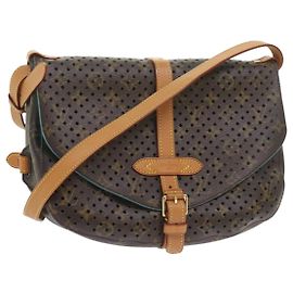 LOUIS VUITTON Bolsa de Ombro Monogram Perfo Saumur 30 M93998 LV Auth 59612SAV Monograma