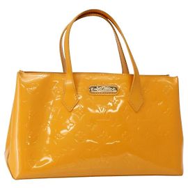 LOUIS VUITTON Sac Wilshire PM Monogram Vernis Jone Passion M91725 LV Auth 144066A Autre