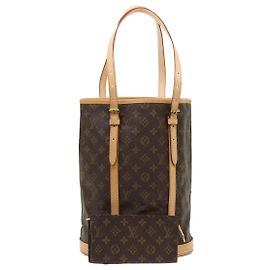 LOUIS VUITTON Bolsa de Ombro Monogram Bucket GM M42236 LV Auth 47587V Monograma