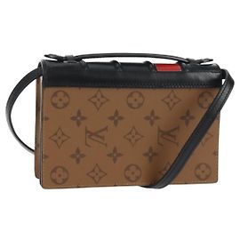 LOUIS VUITTON Monogram Reverse Cartera Libro Con Cadena Bolsa M81830 LV Auth 140001SAM Monograma