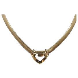 Collier GIVENCHY Métal Or Auth am8989 Doré