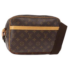 LOUIS VUITTON Bolsa de Ombro Monogram Reporter PM M45254 LV Auth ka011A Monograma