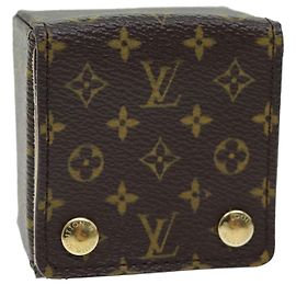 CAJA DE JOYAS Monogram LOUIS VUITTON Caja de joyas LV Auth yk12510V Monograma
