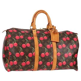 LOUIS VUITTON Borsa Boston Monogram Ciliegia Keepall 45 M95011 LV Auth MX506V Monogramma
