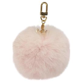 PORTE-CLÉS MOUSSE LOUIS VUITTON Rose Or M67371 LV Auth JB089M Rose Doré