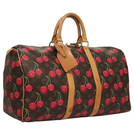 LOUIS VUITTON Monogram Cerise Keepall 45 Sac Boston M95011 LV Auth BD1558SAM Monogramme