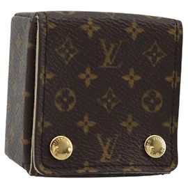 CAJA DE JOYAS Monogram LOUIS VUITTON Caja de Joyas LV Auth AMZ186A Monograma