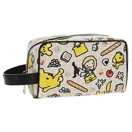 FENDI Zucca Canvas Tasche Weiß Silber Authentisch 140366SAM Silber Weiß