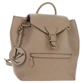 LOUIS VUITTON Borsa Montsouris PM Monogram Empreinte Bronzo M45410 LV Auth hk3223M Bronzo