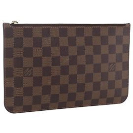 LOUIS VUITTON Damier Ebene Neverfull MM Pouch Accessory Pouch LV Auth 170900A Damier ebene