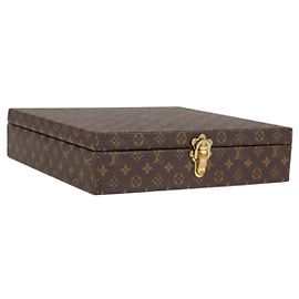 LOUIS VUITTON Schmucketui Monogram Schmuckbox LV Auth 125659SAV Monogramm