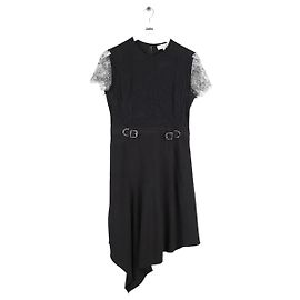 Carven Schwarzes Kleid Schwarz