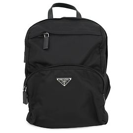 Prada Saffiano Backpack Black