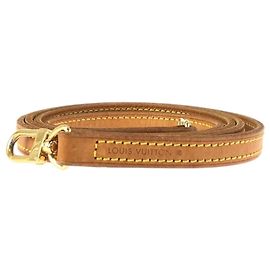 Louis Vuitton Brown Leather Shoulder Strap Brown