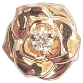 Piaget 18K Pink Gold Rose Diamond Stud Earring Other