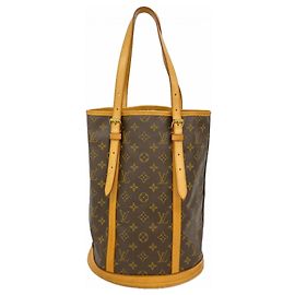 Louis Vuitton Monogram Bucket GM Tote Bag Braun