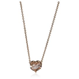 Pendente a forma di cuore Chatelaine in morganite e oro rosa David Yurman Altro