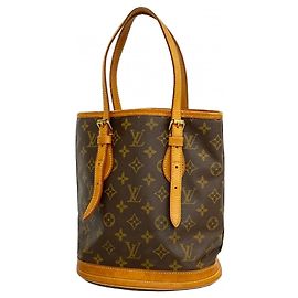 Borsa Tote Bucket PM Monogram Louis Vuitton Marrone
