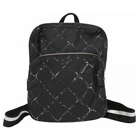Schwarzer Nylon-Rucksack von Chanel Schwarz