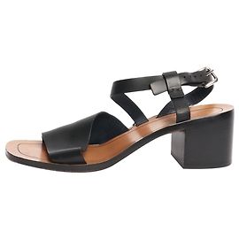 Céline Sandali in pelle nera - taglia EU 40.5 (UK 7.5) Nero