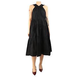 Proenza Schouler Robe en popeline noire Libby - taille UK 8 Noir