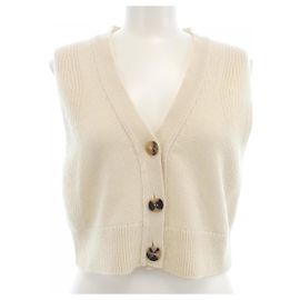 Hermès Chaleco de cachemira Hermes Beige