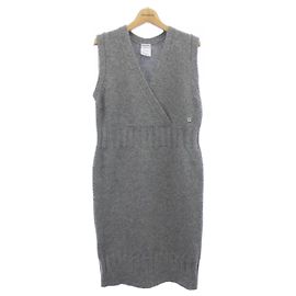Robe en cachemire Chanel Marron