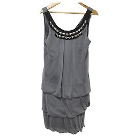 Vestido de seda LANVIN Marrom