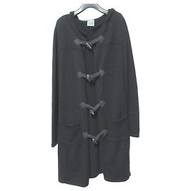 ABRIGO 2 EN 1 DE PUNTO THEORY LUXE Negro
