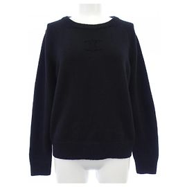 Céline 100% Kaschmir Strick Celine Schwarz