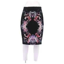 Givenchy Jupe noire mi longue à imprimé Black