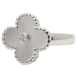Vintage Alhambra 1P Diamantring von Van Cleef & Arpels Andere