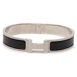 Pulsera PM Clic H de esmalte negro estrecho Hermès Otro