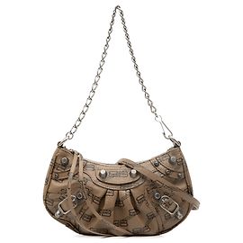 Balenciaga Mini BB Monogram Marron en Toile Enduite Le Cagole Marron