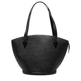 Louis Vuitton Saint Jacques GM em Epi Preto com Alça Longa Preto
