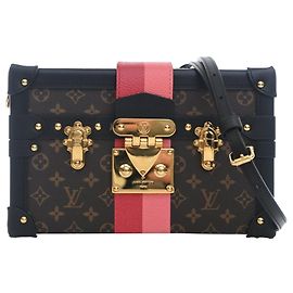 Louis Vuitton Brown Monogram Petite Malle Marron