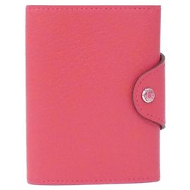 Monedero compacto Iliade de Hermès Rosa