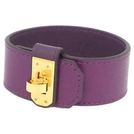 Hermès Kelly Twist PM Charm Armband Golden Andere Lila