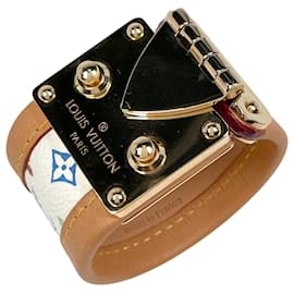 Bracciale Cellure Bangle Monogram Multicolore Bianco Louis Vuitton Bianco
